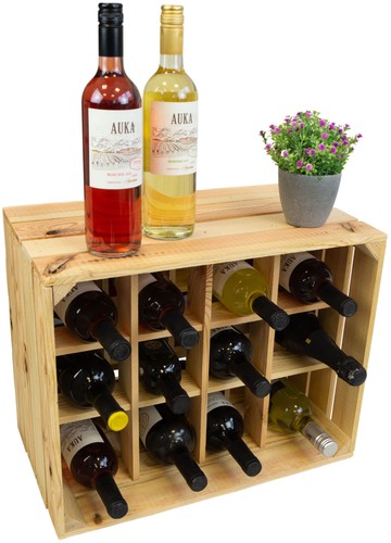 Flaschenregal henry 12er natur - 12er,