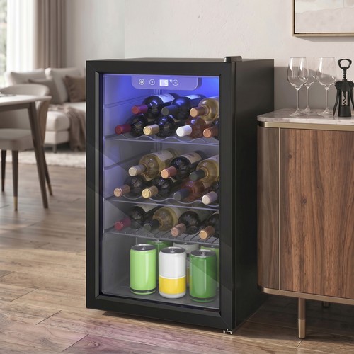Homcom weinkühlschrank - weinkühlschrank, 24
