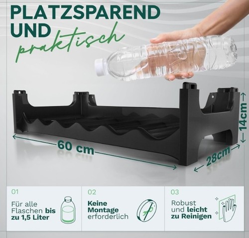 Flaschenregal schwarz für - für, 24