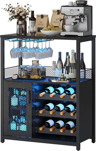 Weinbarschrank mit ohne led - mit/ohne,